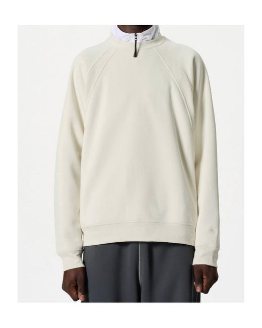 Goldwin White Gramia Wf Pullover for men