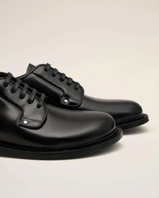 AMI Black Ami Anatomical Toe Derbies for men