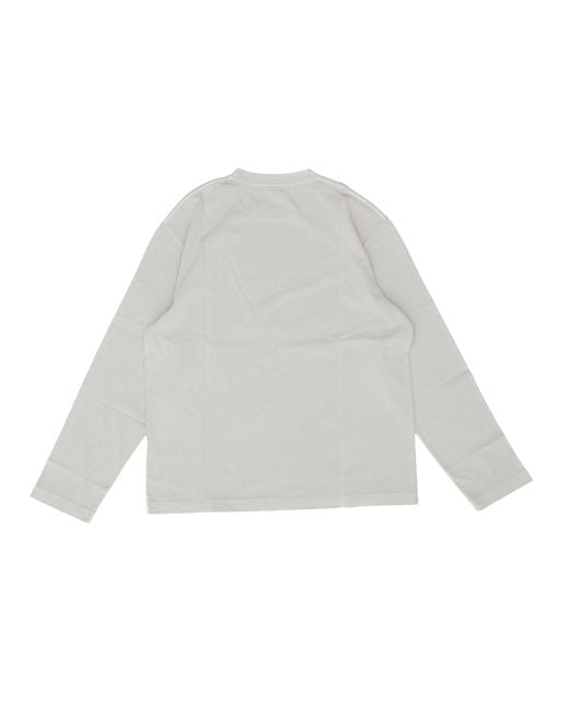 Jacquemus White Pigmento Long-Sleeved T-Shirt for men