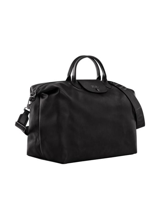 Longchamp Black Le Pliage Xtra Travel Bag for men