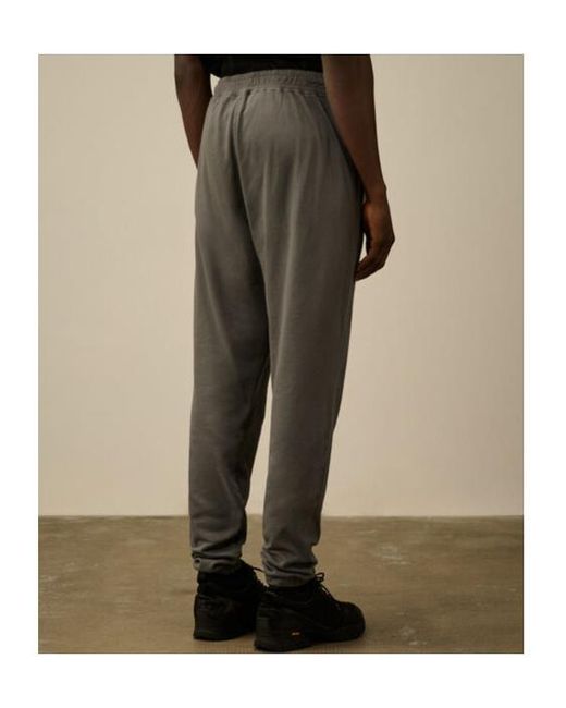 C P Company Gray Logo-Print Sweatpants for men