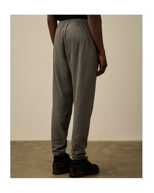 C P Company Gray Logo-Print Sweatpants for men