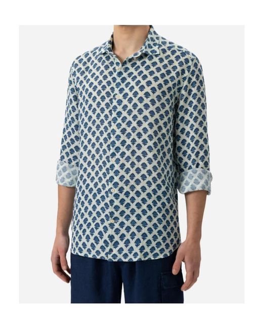 Mc2 Saint Barth Blue Pamplona Shirt for men