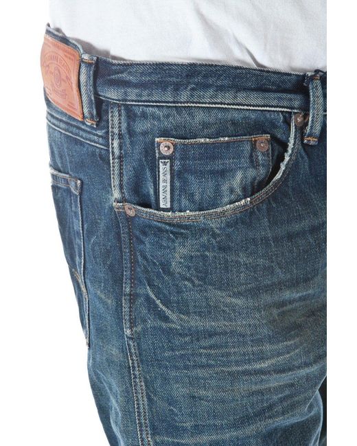 Armani Jeans Blue Logo Jeans for men