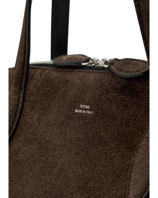 Totême Brown Suede Tote Bag