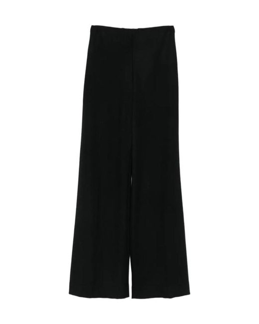Harris Wharf London Black Wool Trousers