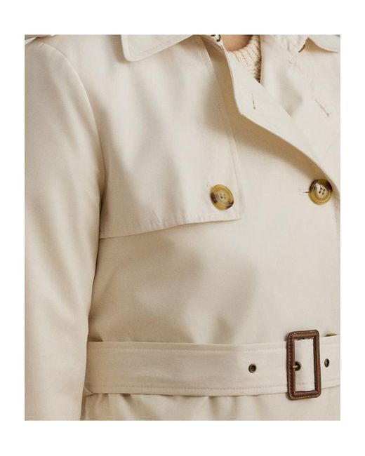 Ralph Lauren Natural Belted Trench-Coat