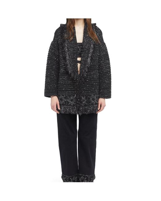 Alanui Gray City Lights Cardigan