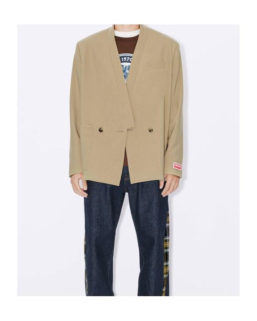 KENZO Natural Tailored Kimono Jacket for men