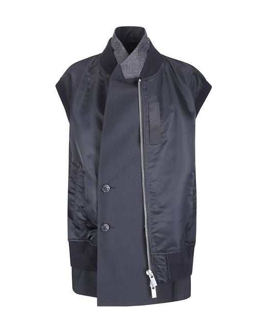 Sacai Blue Suiting Vest