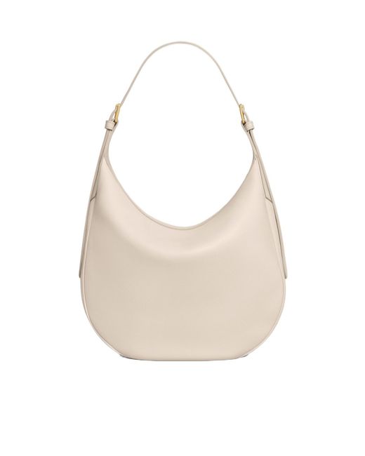 Céline White Medium Heloïse Bag Cuir Triomphe