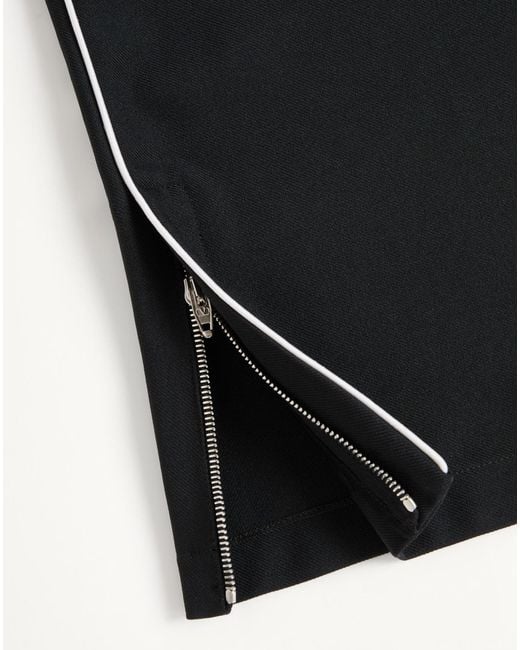 Valentino Black Vlogo Signature Wide Leg Pants for men
