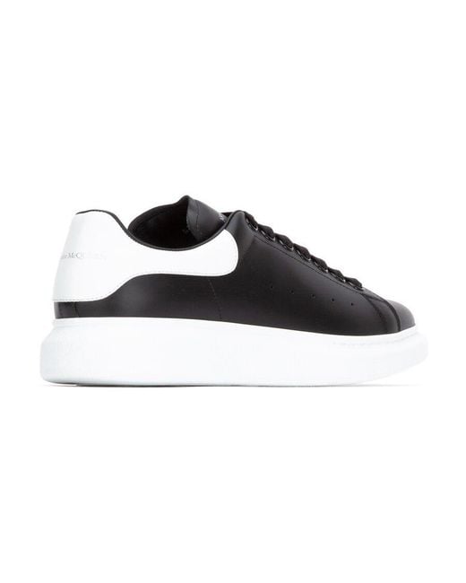 McQueen Black Oversized Low-Top Sneakers