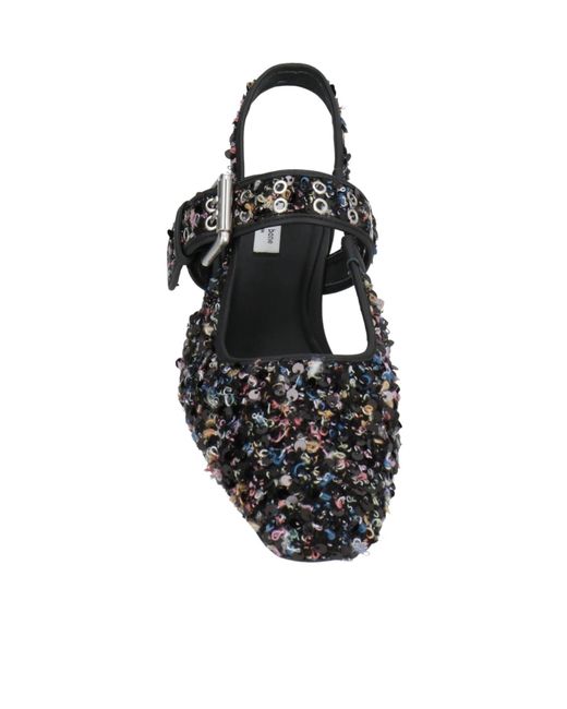 Rag & Bone Black Multicolour Ballet Flats
