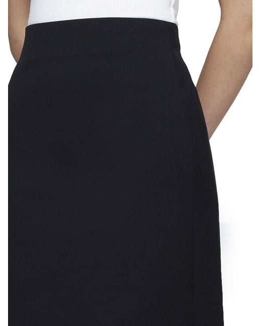 Wardrobe NYC Black Column Skirt