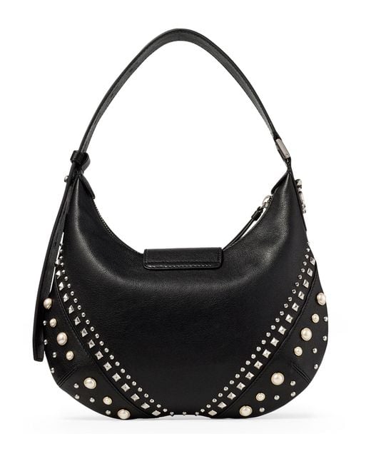 Jimmy Choo Black Small Bar Hobo Bag