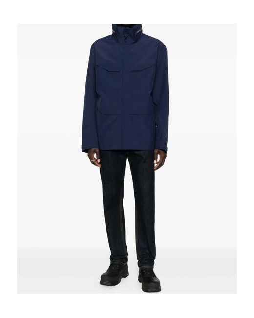 Veilance Blue Flap Pocket Casual Jacket for men