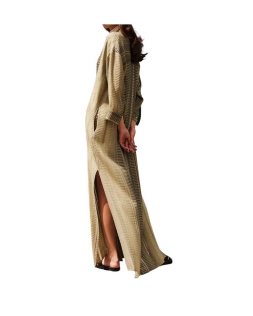 Zeus + Dione Green Maira Dress