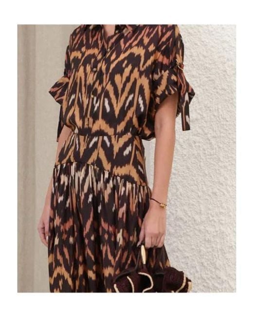 Zimmermann Brown Printed Shirt