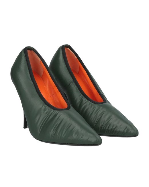 Marni Green Simple Pointed High Heels