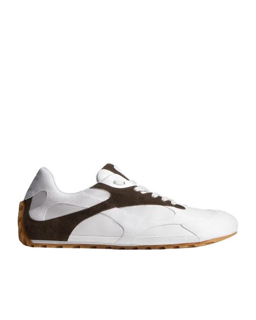 Bottega Veneta White Orbit Flash Sneakers for men