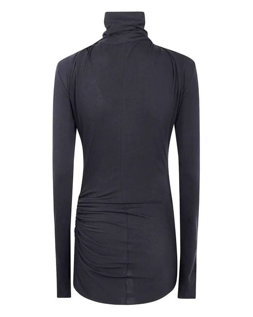 Entire studios Blue Grès Ruched Knitted Top