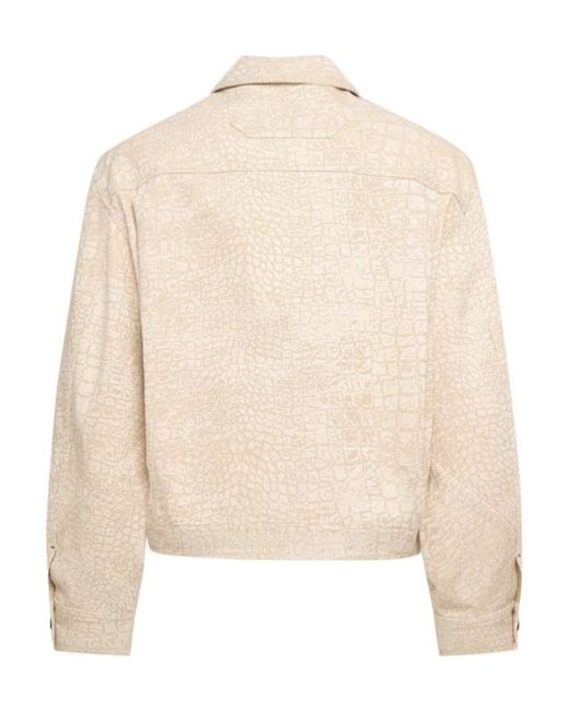 Jacquemus Natural Croc Printed Jacket for men
