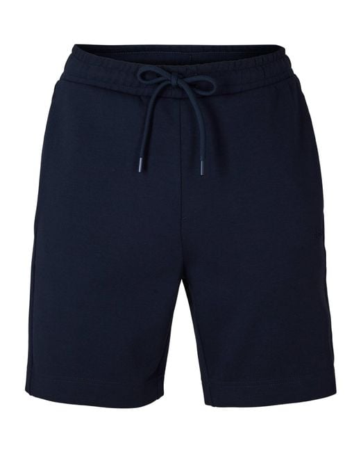 Boss Blue Casual Shorts for men