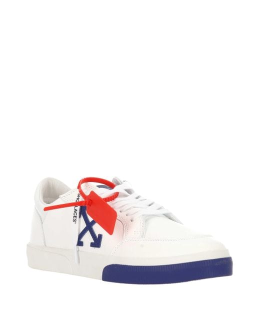 Off-White c/o Virgil Abloh White Round Toe Lace-Up Sneakers for men