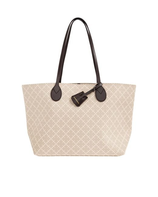 By Malene Birger Natural Monogram Tote Bag