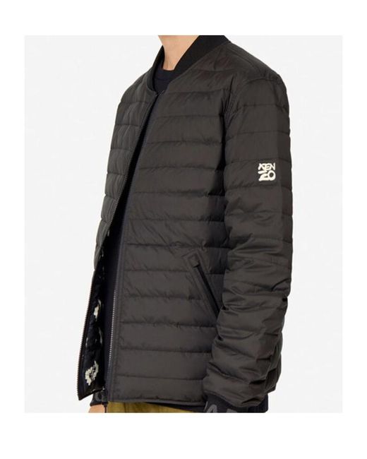 KENZO Black Long-Sleeved Casual Jacket for men