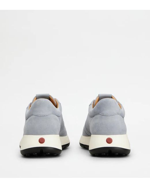 Tod's White Lace-Up Sneakers