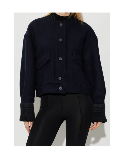 IRO Blue Long-Sleeved Casual Jacket