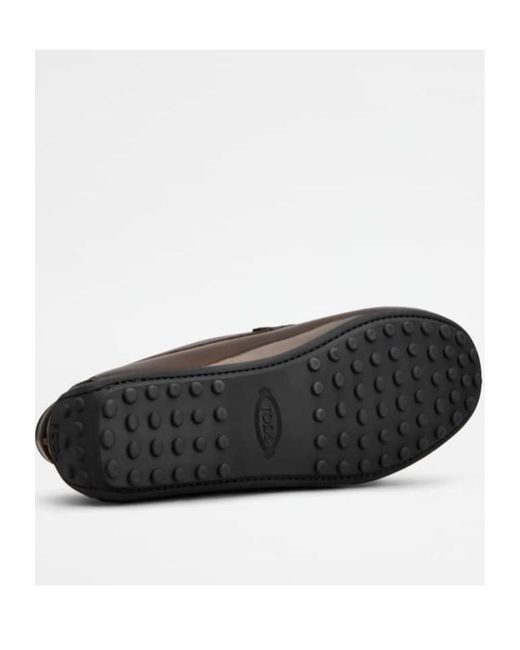 Tod's Brown City Gommino Loafers for men