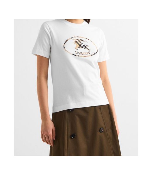 Burberry White T-Shirt