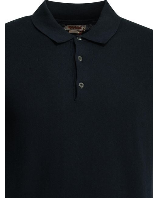 Baracuta Black Short-Sleeve Polo Shirt for men
