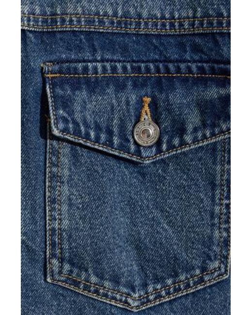 AllSaints Blue Wash Denim Jacket for men