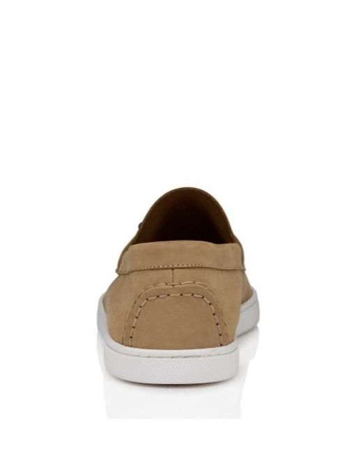 Christian Louboutin Brown Chambeliboat Slip-On Loafers for men