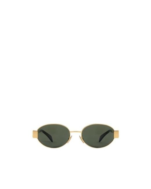 Céline Green Triomphe Metal 01 Sunglasses
