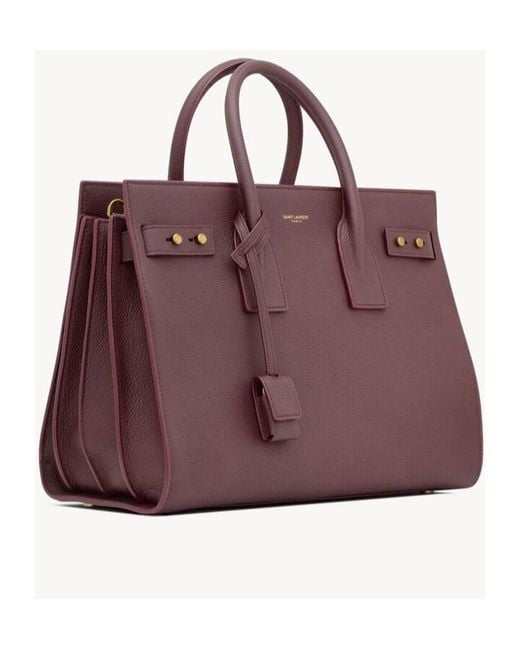 Saint Laurent Purple Sac De Jour