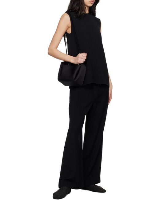 Totême  Black Totême Structured Bucket Bag