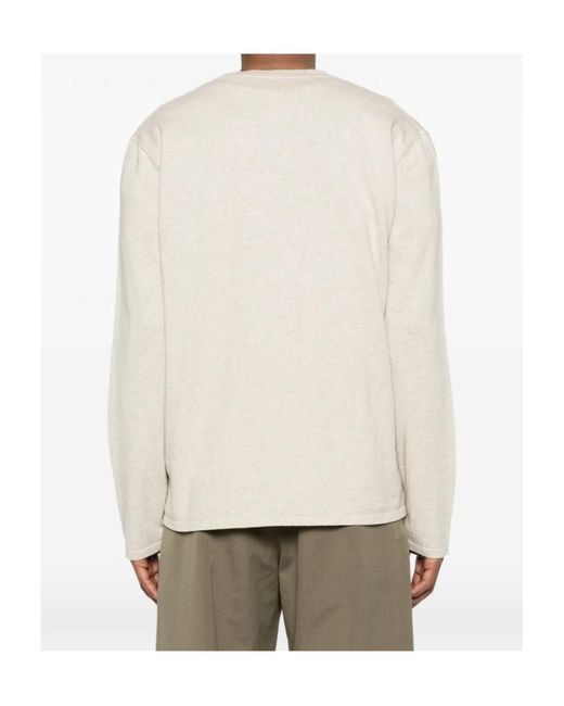 The Row White Long-Sleeved Sweater for men