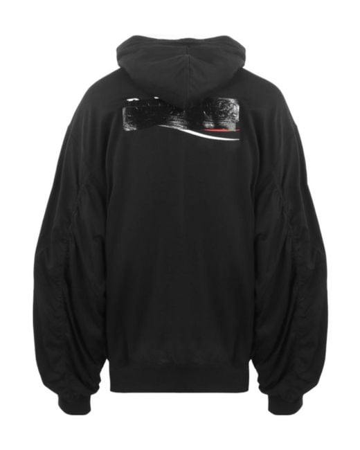Balenciaga Black Presidential Campaign Bomber Jacket for men