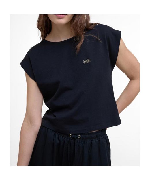 Barbour Black Crew Neck T-Shirt