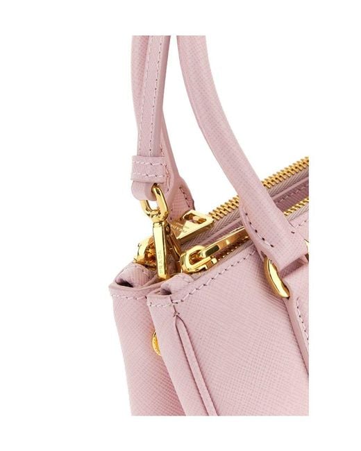 Prada Pink Mini Galleria Leather Bag