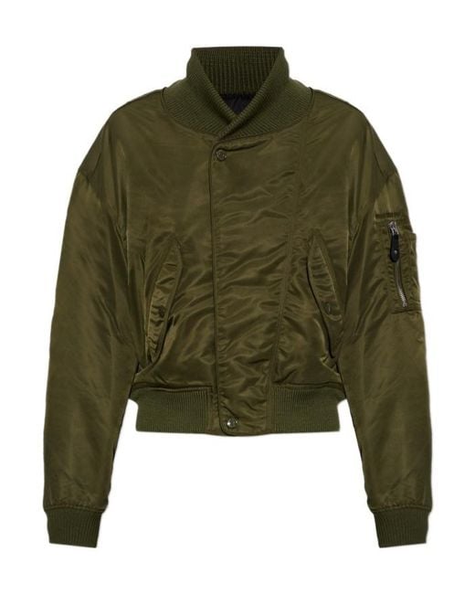 DSquared² Green Aviator Wash 80's Kiodo Bomber