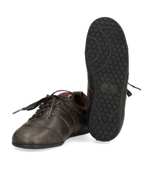 Vivienne Westwood Brown 'Drunken' Sneakers