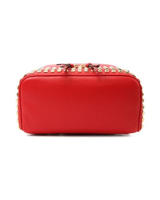 Michael Kors Red Rivet Detail Backpack