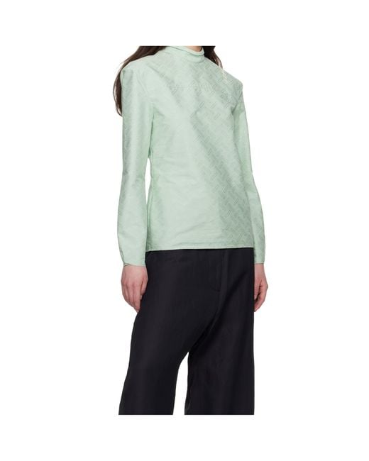 Marni Green Jacquard Shirt
