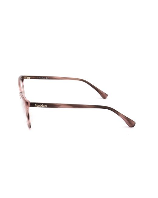 Max Mara White Cat-Eye Glasses